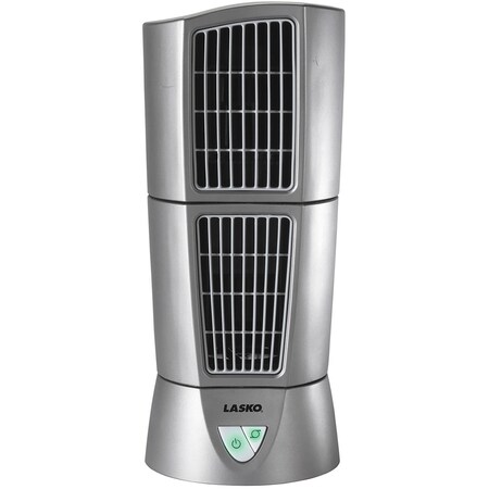 Almo Platinum 6-Inch Oscillating 3-Speed Plastic Blade Desktop Wind Tower Fan 4910